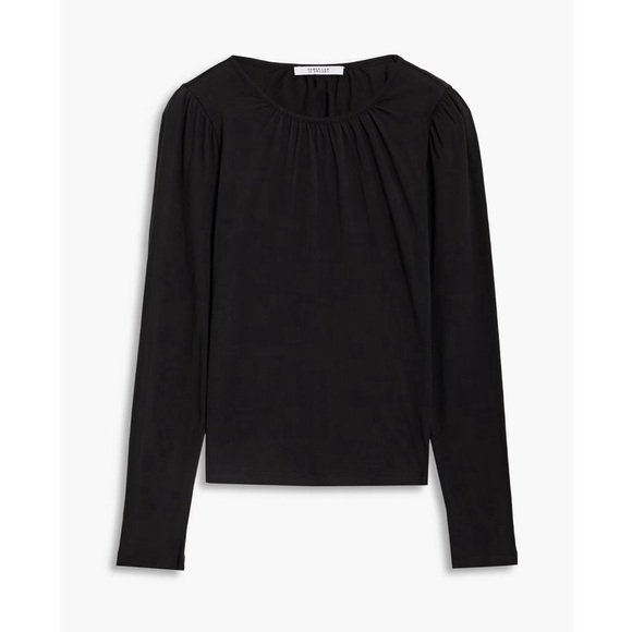 DEREK LAM 10 CROSBY Kary gathered cotton-jersey - Picture 1 of 7